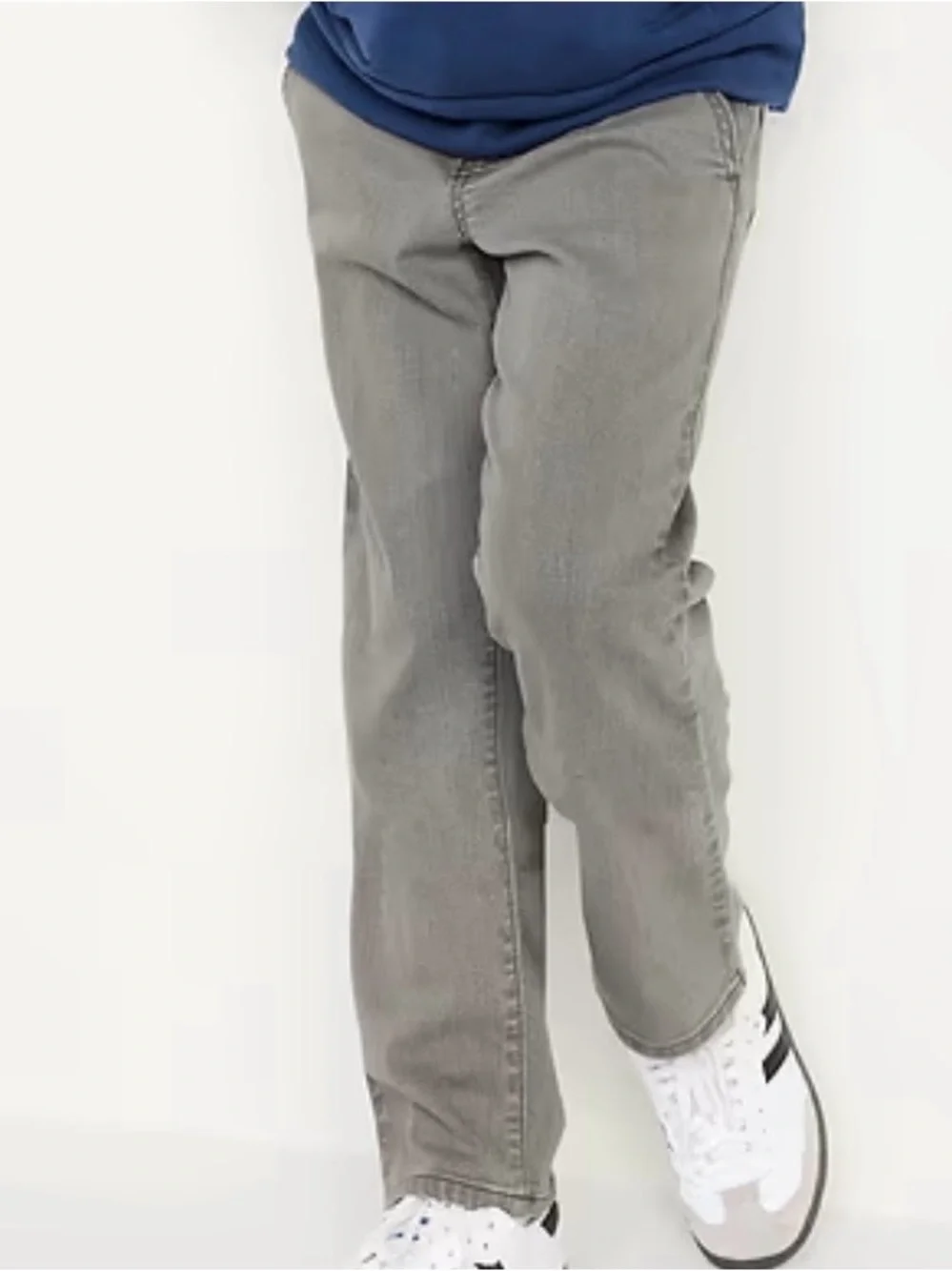 Old Navy Gray Pull-On Kids Casual Pants with Drawstring